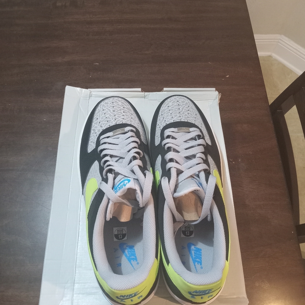 Nike Air Max Sneakers - Black and Neon